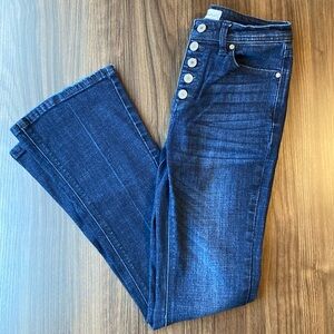 Kancan Petite Bootcut Jeans